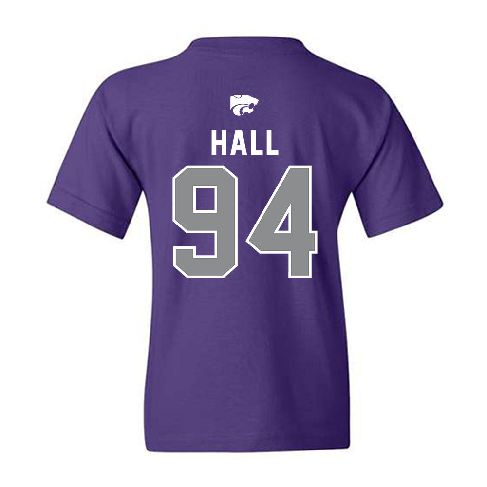 Kansas State - NCAA Football : Kingston Hall - EMAW Youth T-Shirt-1