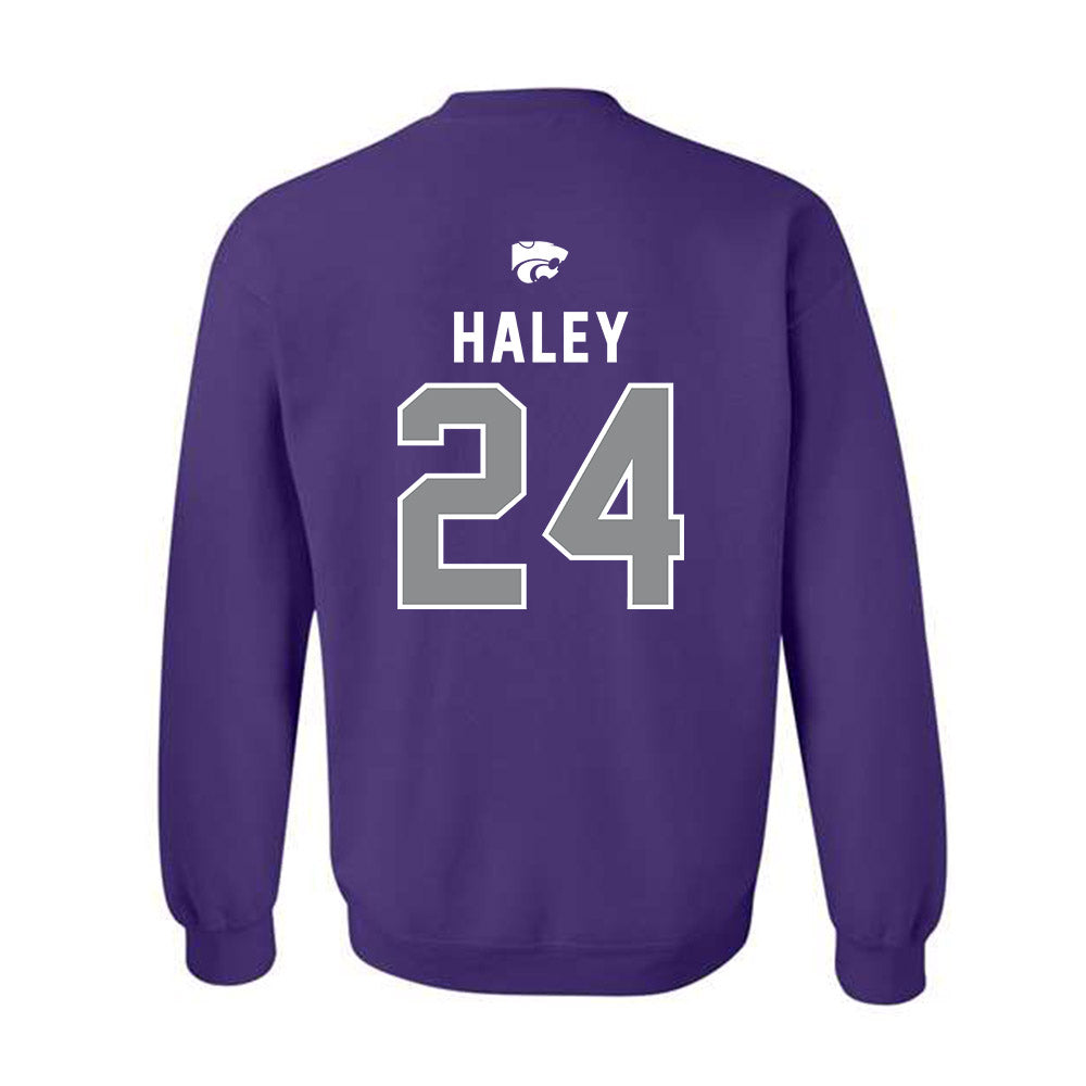 Kansas State - NCAA Baseball : Austin Haley - EMAW Crewneck Sweatshirt-1