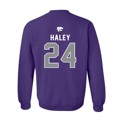 Kansas State - NCAA Baseball : Austin Haley - EMAW Crewneck Sweatshirt-1
