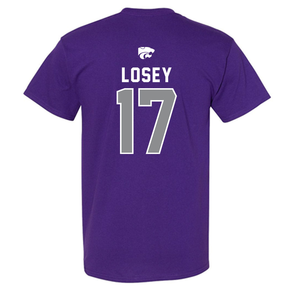 Kansas State - NCAA Women's Soccer : Jordan Losey - EMAW T-Shirt-1
