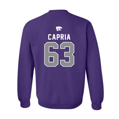 Kansas State - NCAA Football : Michael Capria - EMAW Crewneck Sweatshirt-1