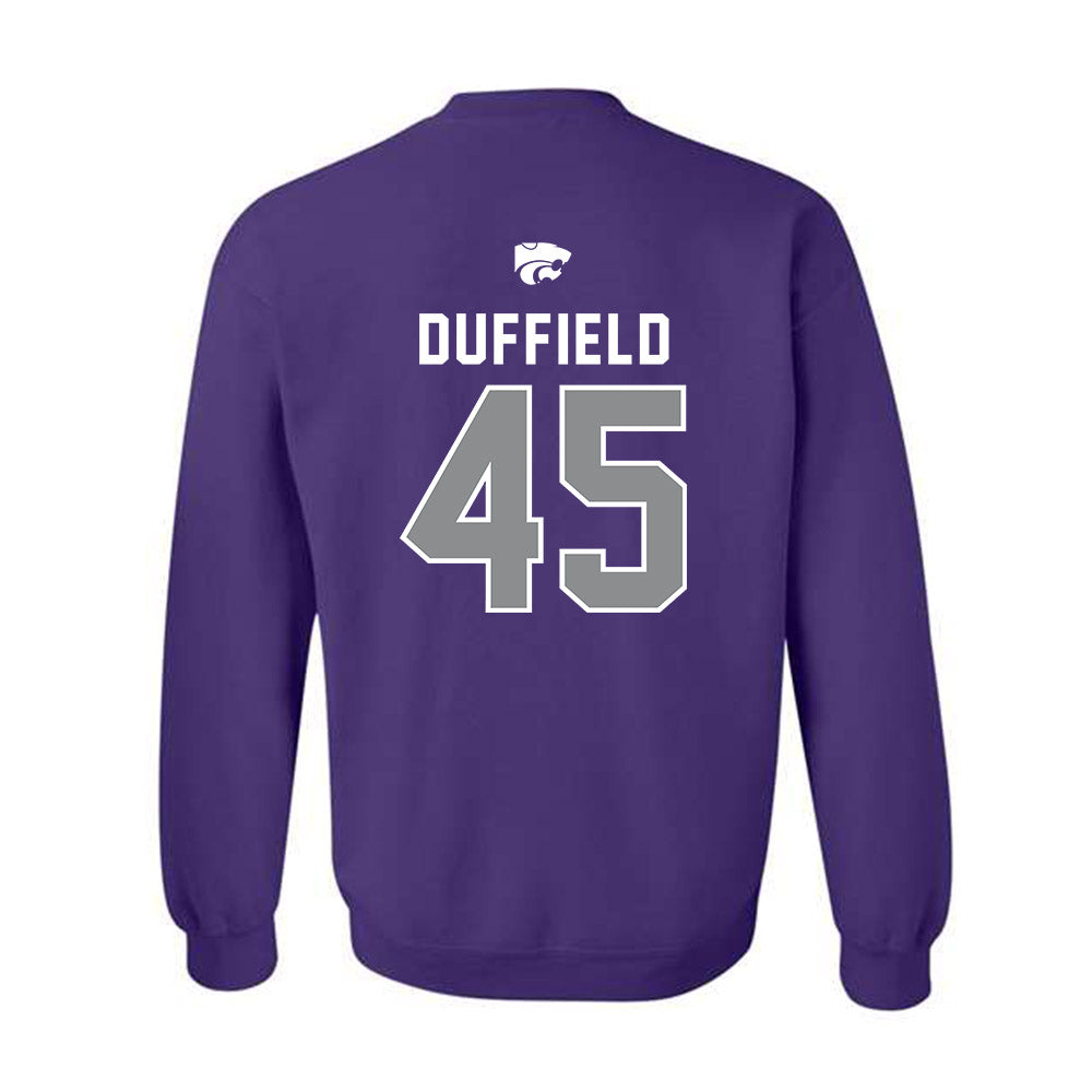 Kansas State - NCAA Football : Jaxson Duffield - EMAW Crewneck Sweatshirt-1