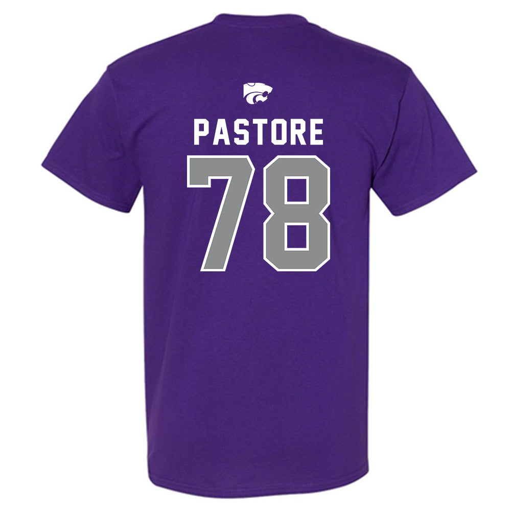 Kansas State - NCAA Football : John Pastore - EMAW T-Shirt-1