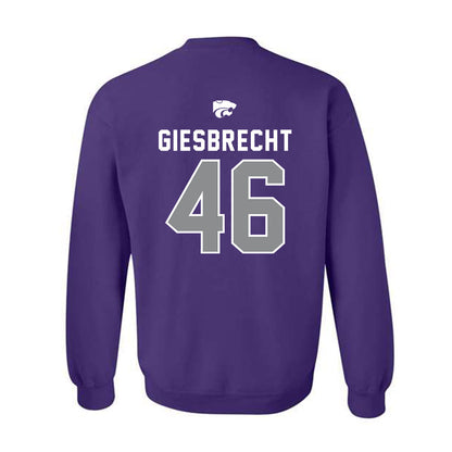 Kansas State - NCAA Baseball : Ethan Giesbrecht - EMAW Crewneck Sweatshirt-1