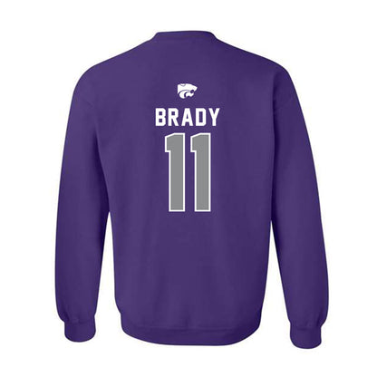 Kansas State - NCAA Women's Volleyball : Skylar Brady - EMAW Crewneck Sweatshirt-1