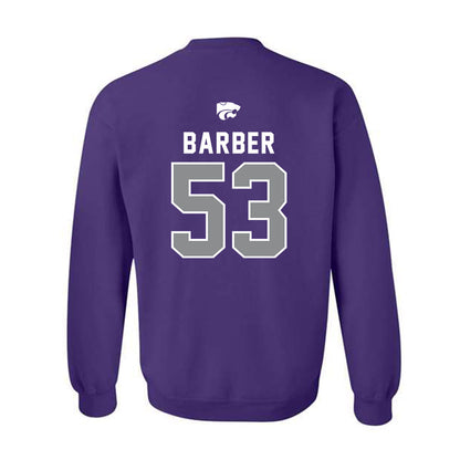 Kansas State - NCAA Football : Lamarcus Barber - EMAW Crewneck Sweatshirt-1