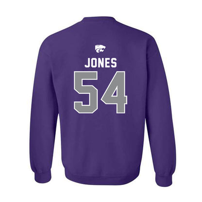 Kansas State - NCAA Football : Keiton Jones - EMAW Crewneck Sweatshirt-1