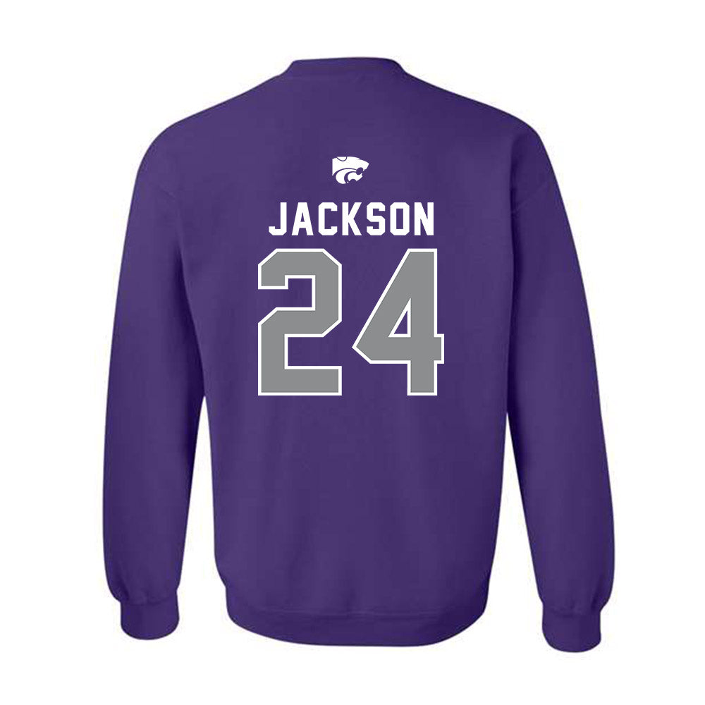 Kansas State - NCAA Football : Martel Jackson - EMAW Crewneck Sweatshirt-1