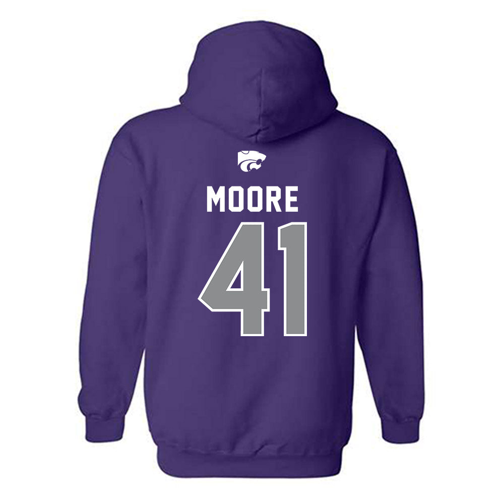 Kansas State - NCAA Football : Ashton Moore - EMAW Hooded Sweatshirt-1
