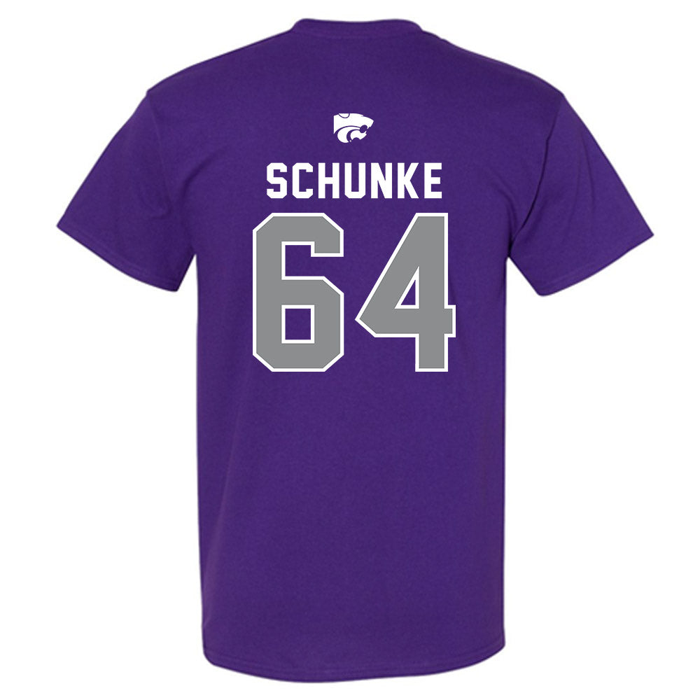 Kansas State - NCAA Football : Navarro Schunke - EMAW T-Shirt-1