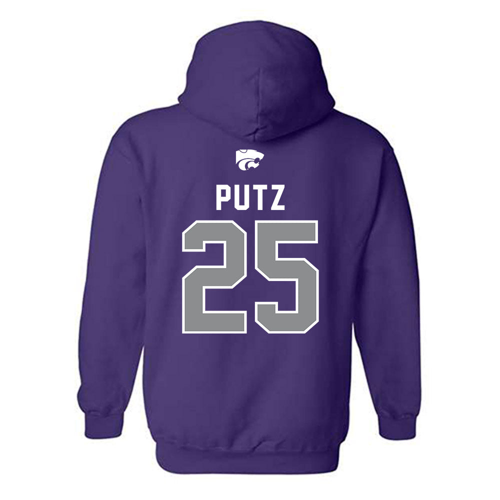 Kansas State - NCAA Baseball : Rohan Putz - EMAW Hooded Sweatshirt-1