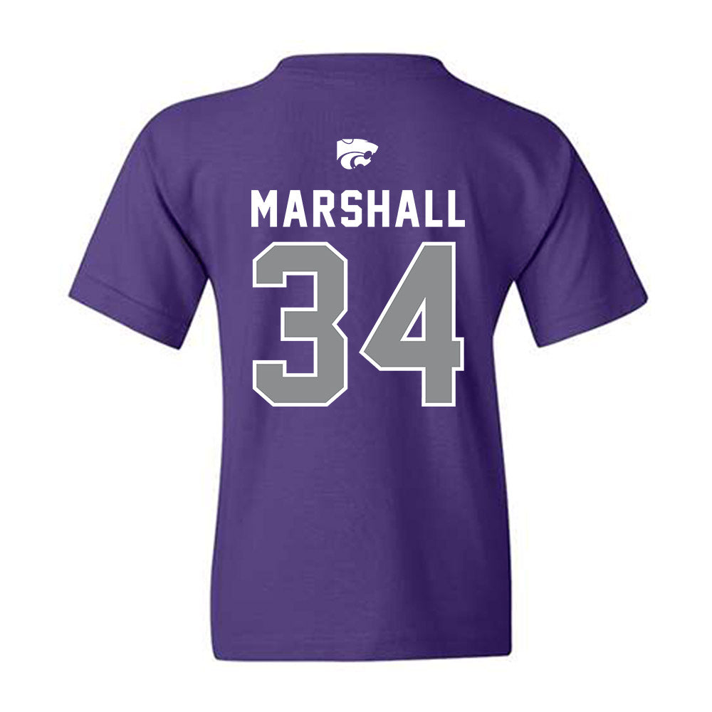 Kansas State - NCAA Women's Soccer : Allison Marshall - EMAW Youth T-Shirt-1