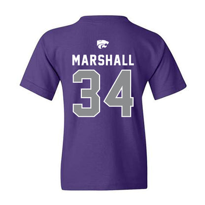 Kansas State - NCAA Women's Soccer : Allison Marshall - EMAW Youth T-Shirt-1