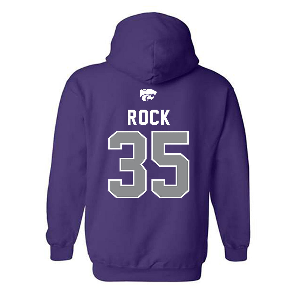 Kansas State - NCAA Men's Basketball : Jeffrey Rock - EMAW Hooded Sweatshirt-1