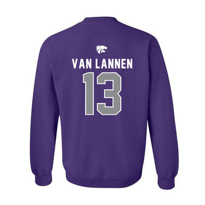 Kansas State - NCAA Women's Volleyball : Emerson Van Lannen - EMAW Crewneck Sweatshirt-1