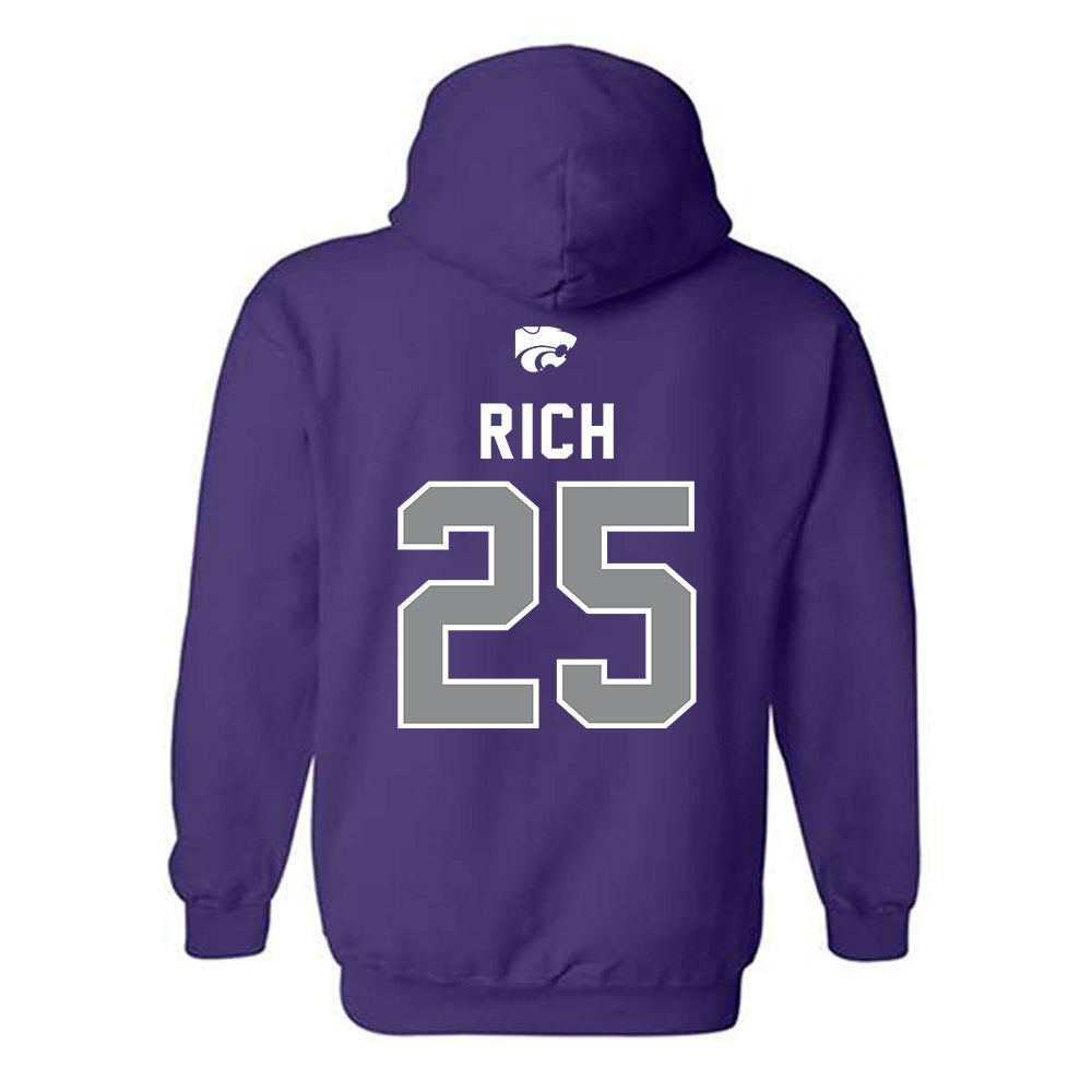 Kansas State - NCAA Football : Zashon Rich - EMAW Hooded Sweatshirt-1