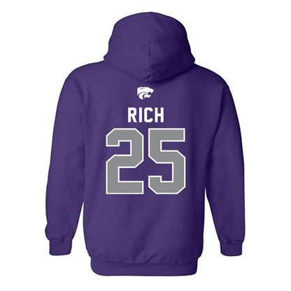 Kansas State - NCAA Football : Zashon Rich - EMAW Hooded Sweatshirt-1
