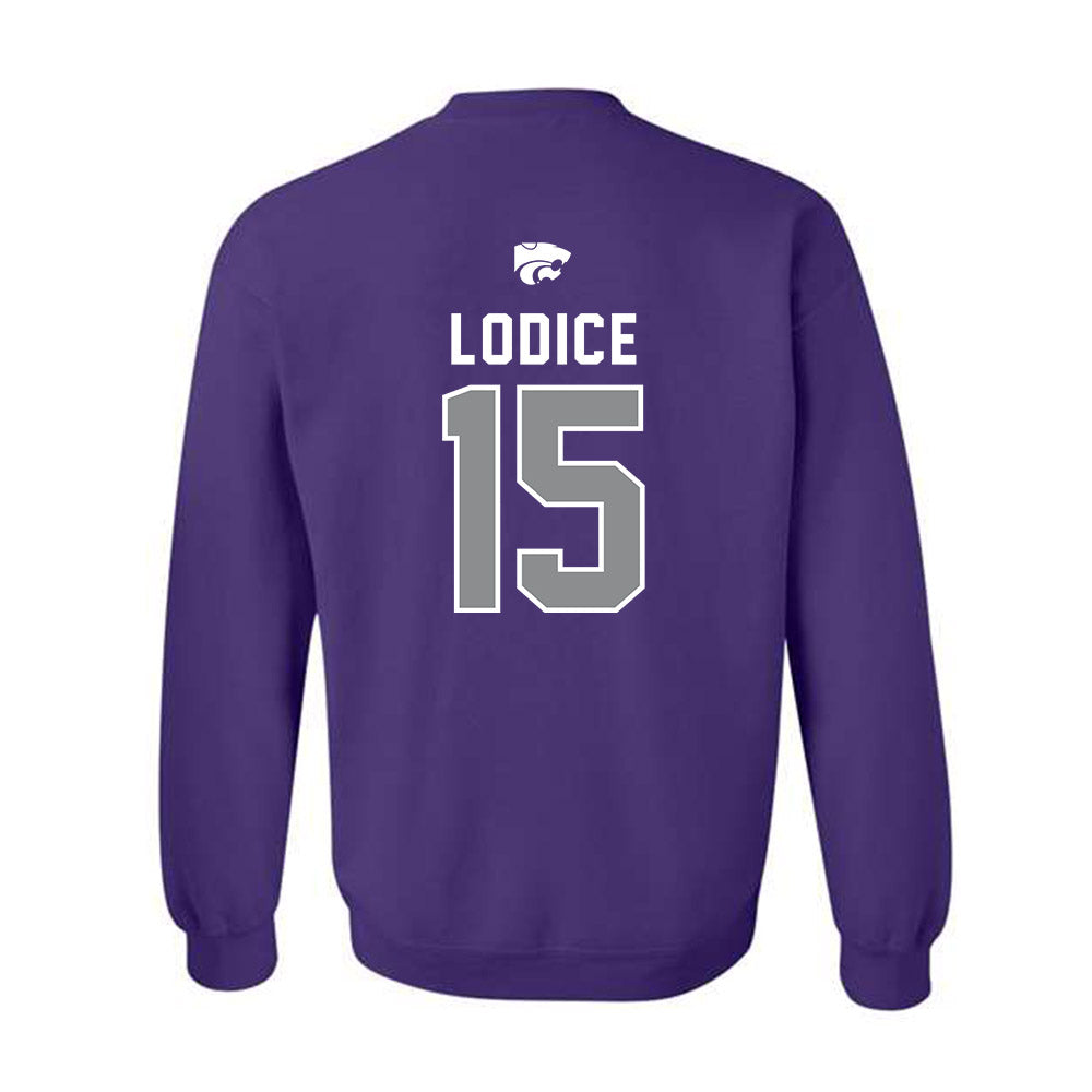 Kansas State - NCAA Baseball : Kyan Lodice - EMAW Crewneck Sweatshirt-1