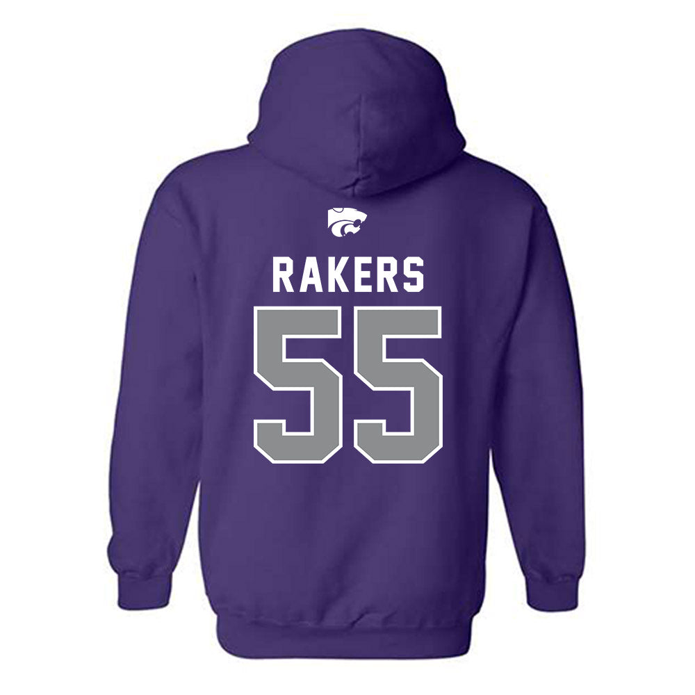 Kansas State - NCAA Football : Kyle Rakers - EMAW Hooded Sweatshirt-1