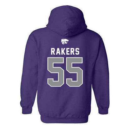Kansas State - NCAA Football : Kyle Rakers - EMAW Hooded Sweatshirt-1