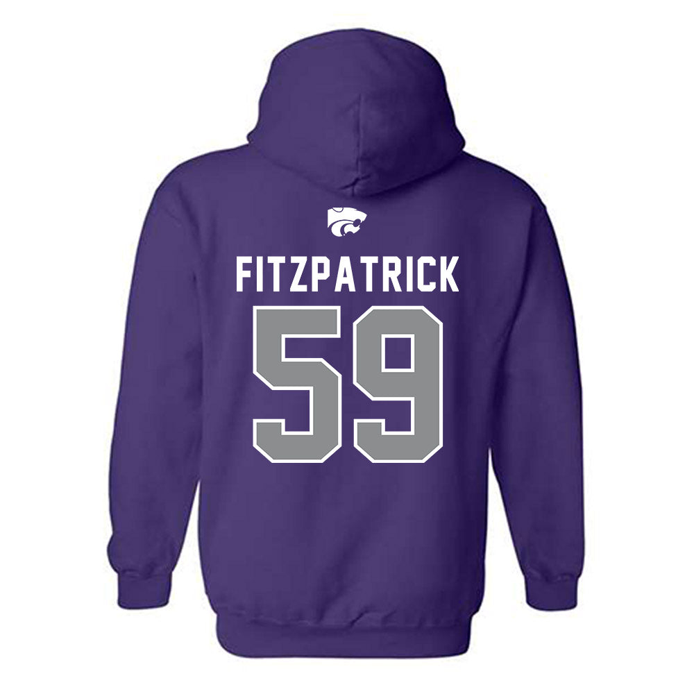 Kansas State - NCAA Football : George Fitzpatrick - EMAW Hooded Sweatshirt-1