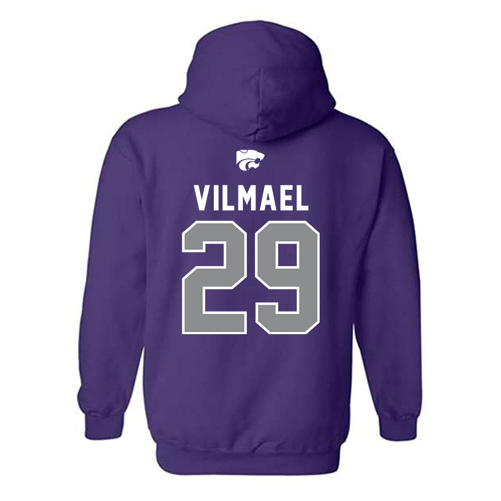 Kansas State - NCAA Football : Josiah Vilmael - EMAW Hooded Sweatshirt-1