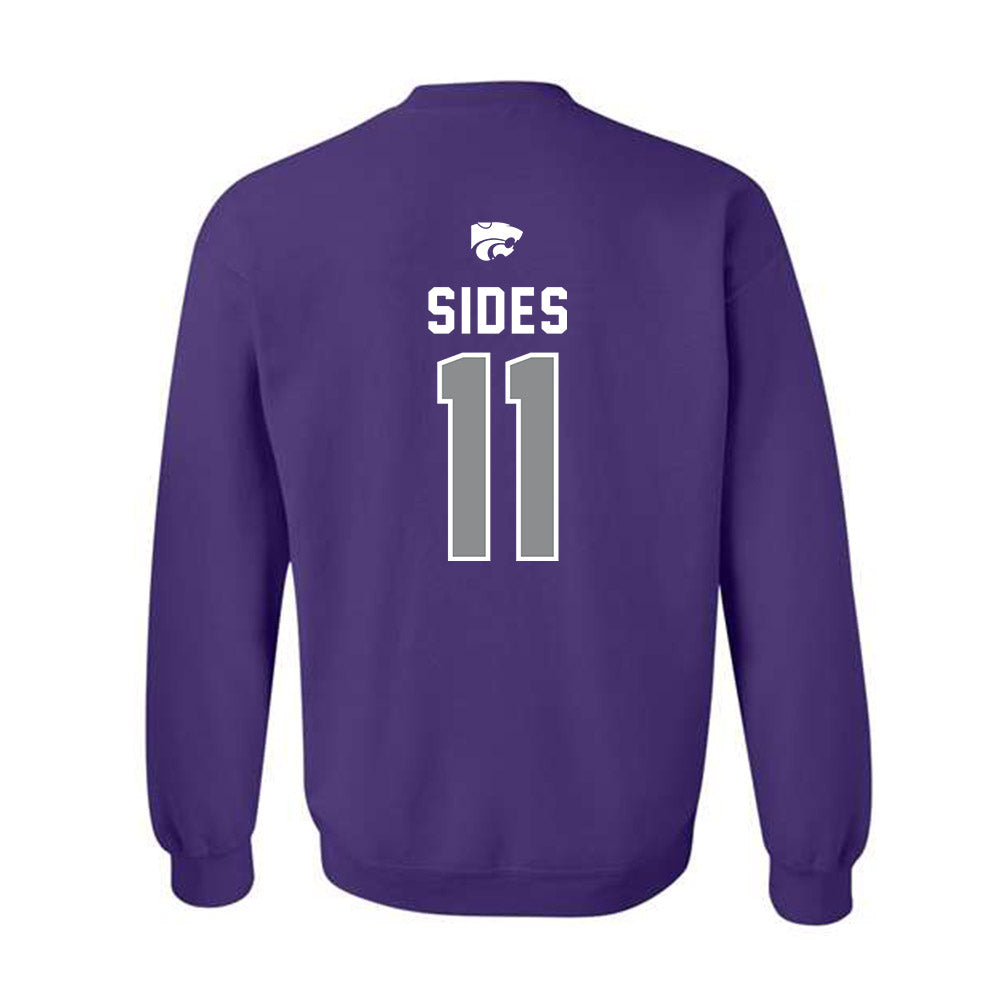 Kansas State - NCAA Women's Basketball : Taryn Sides - EMAW Crewneck Sweatshirt-1