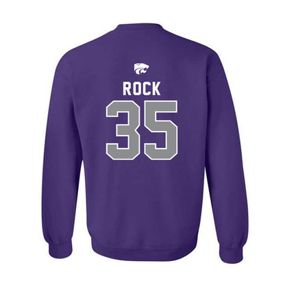 Kansas State - NCAA Men's Basketball : Jeffrey Rock - EMAW Crewneck Sweatshirt-1