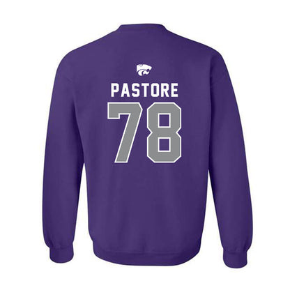 Kansas State - NCAA Football : John Pastore - EMAW Crewneck Sweatshirt-1