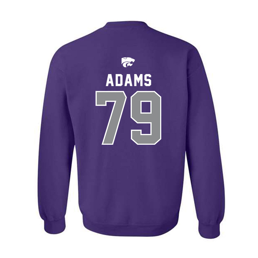 Kansas State - NCAA Football : Charlie Adams - EMAW Crewneck Sweatshirt-1