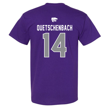 Kansas State - NCAA Baseball : Jack Quetschenbach - EMAW T-Shirt-1
