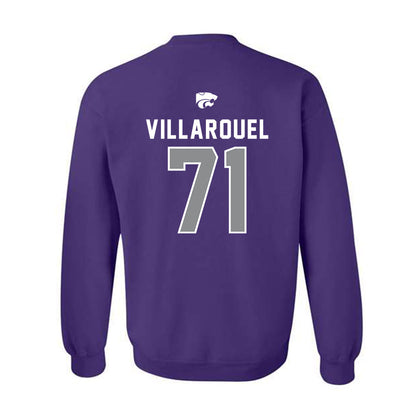 Kansas State - NCAA Football : Dylan Villarouel - EMAW Crewneck Sweatshirt-1