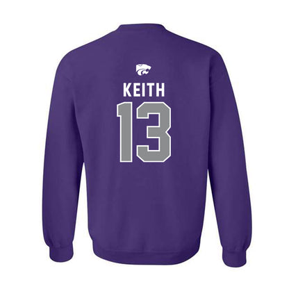 Kansas State - NCAA Football : Kaprice Keith - EMAW Crewneck Sweatshirt-1