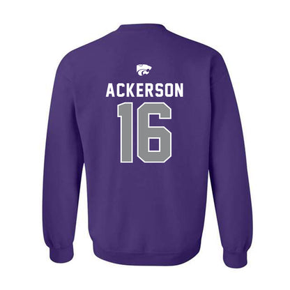 Kansas State - NCAA Football : Dj Ackerson - EMAW Crewneck Sweatshirt-1