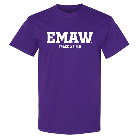 Kansas State - NCAA Women's Track & Field : Lindsey Cure - EMAW T-Shirt-0