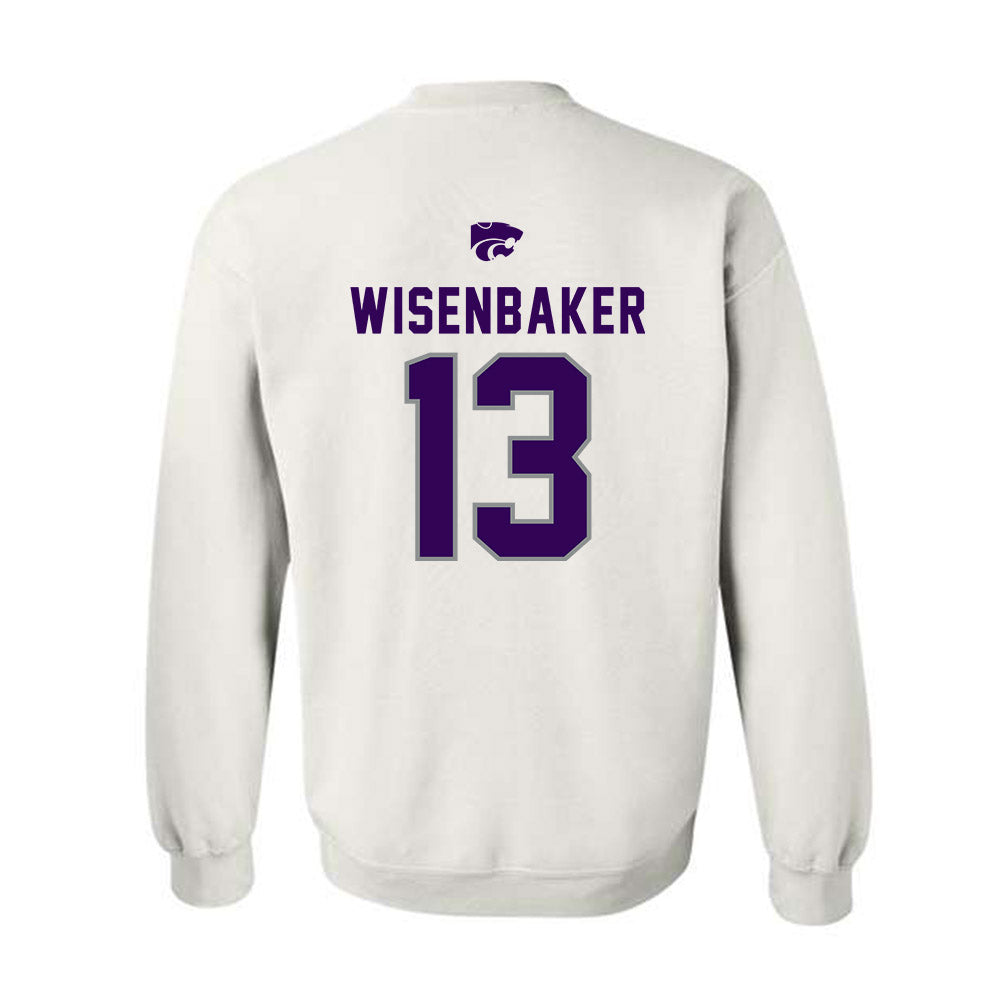 Kansas State - NCAA Baseball : Cole Wisenbaker - EMAW Crewneck Sweatshirt-1