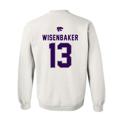Kansas State - NCAA Baseball : Cole Wisenbaker - EMAW Crewneck Sweatshirt-1