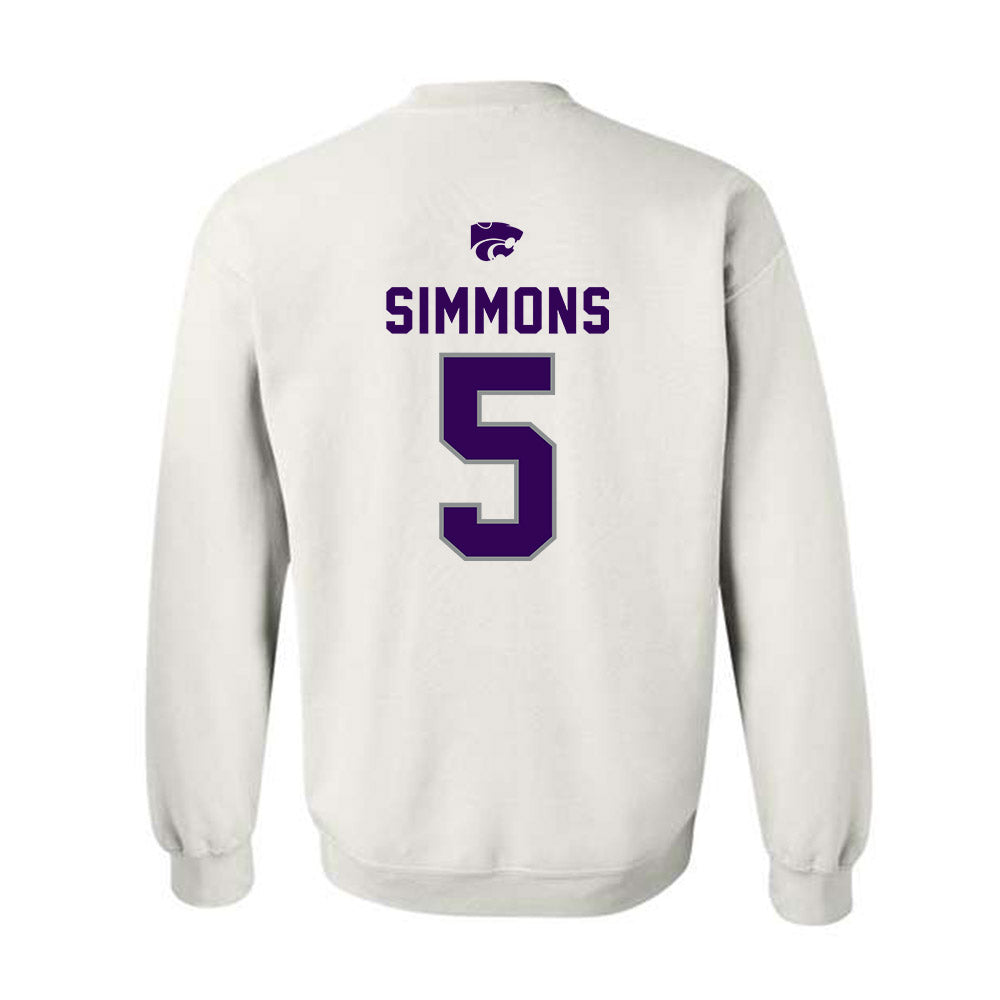 Kansas State - NCAA Women's Soccer : Sophie Simmons - EMAW Crewneck Sweatshirt-1