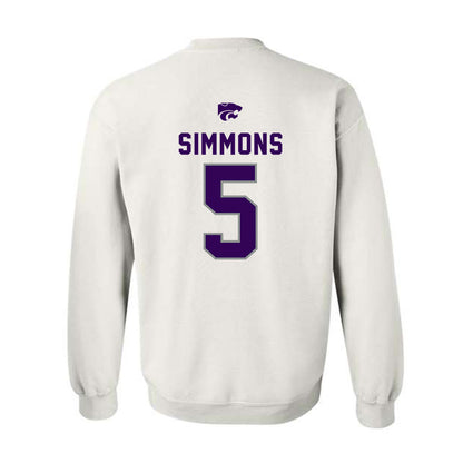 Kansas State - NCAA Women's Soccer : Sophie Simmons - EMAW Crewneck Sweatshirt-1