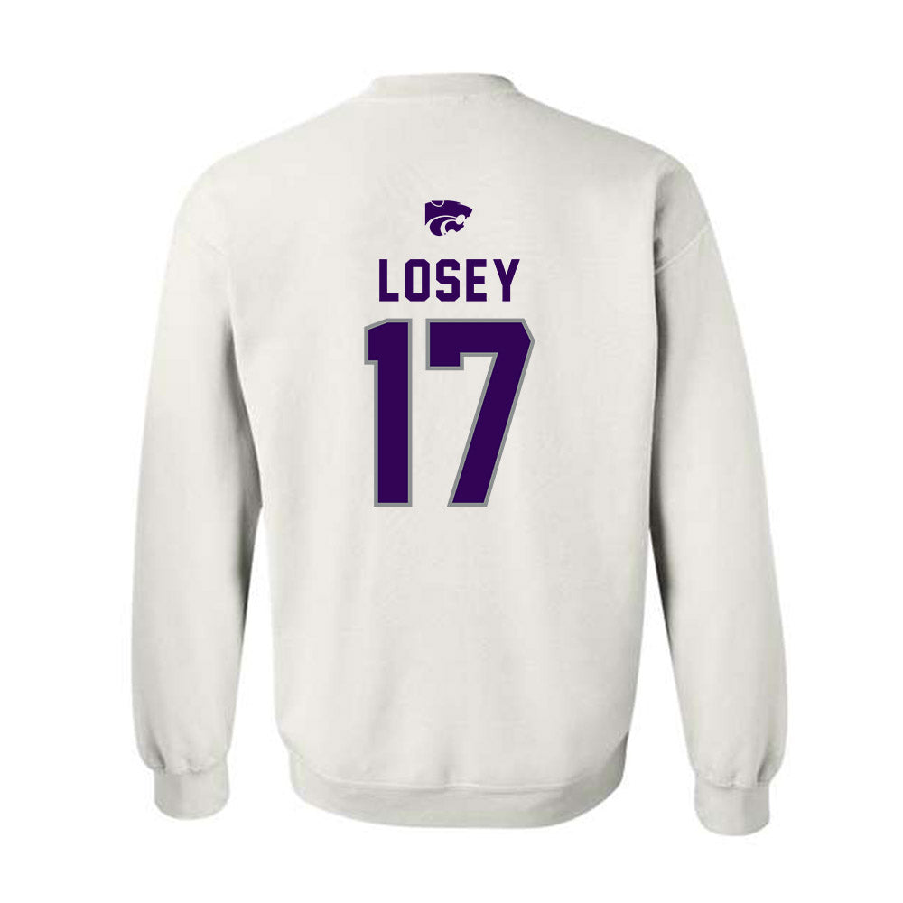 Kansas State - NCAA Women's Soccer : Jordan Losey - EMAW Crewneck Sweatshirt-1