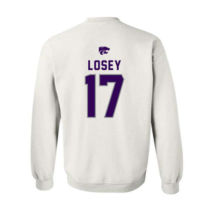 Kansas State - NCAA Women's Soccer : Jordan Losey - EMAW Crewneck Sweatshirt-1