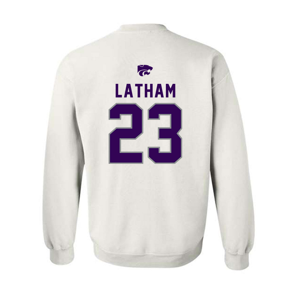 Kansas State - NCAA Women's Volleyball : Lauren Latham - EMAW Crewneck Sweatshirt-1