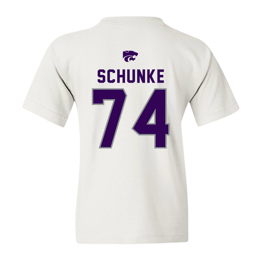 Kansas State - NCAA Football : Navarro Schunke - EMAW Youth T-Shirt-1