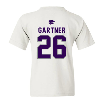 Kansas State - NCAA Baseball : Noah Gartner - EMAW Youth T-Shirt-1