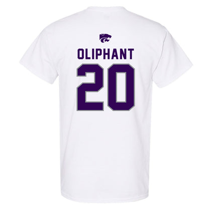 Kansas State - NCAA Football : Jacobi Oliphant - EMAW T-Shirt-1