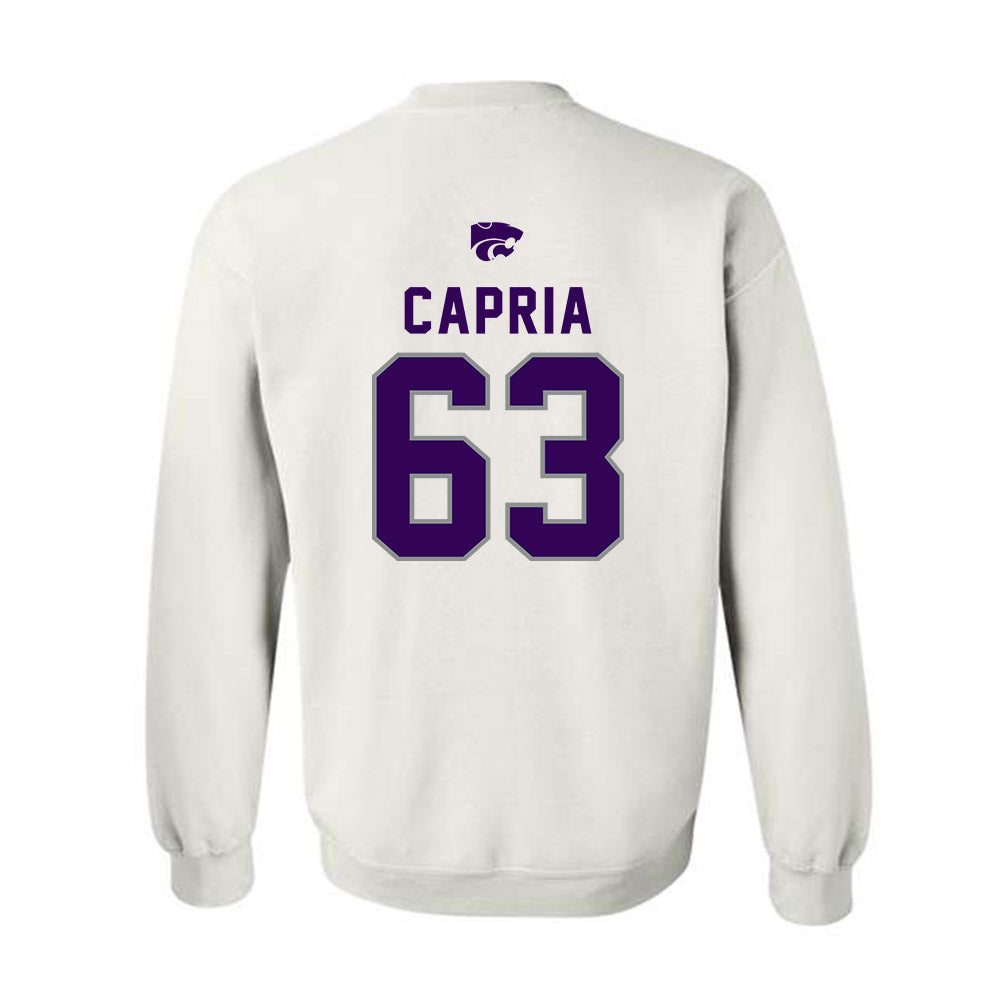 Kansas State - NCAA Football : Michael Capria - EMAW Crewneck Sweatshirt-1