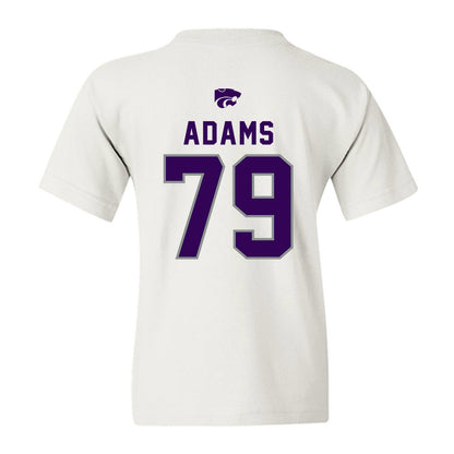 Kansas State - NCAA Football : Charlie Adams - EMAW Youth T-Shirt-1