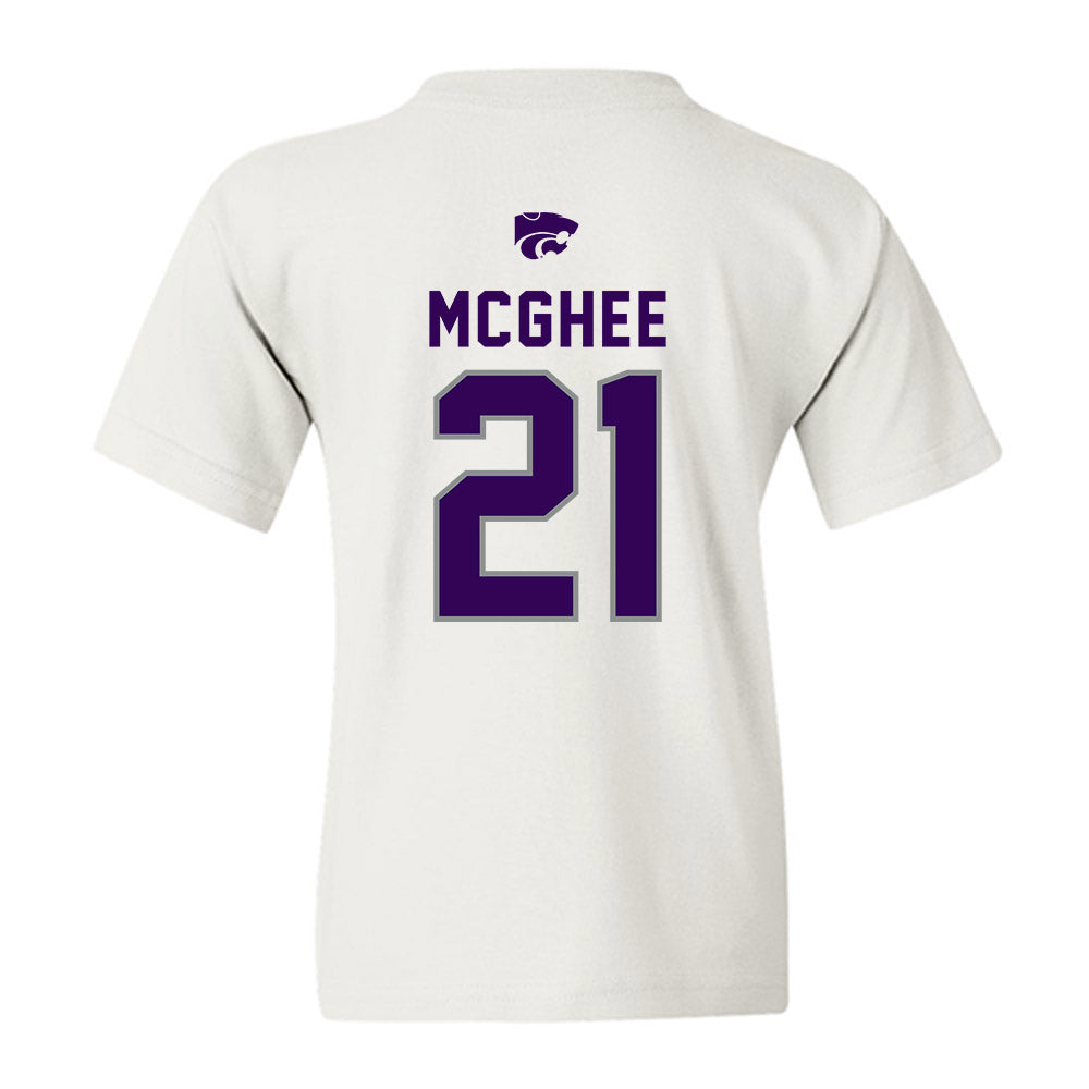 Kansas State - NCAA Football : LJ McGhee - EMAW Youth T-Shirt-1