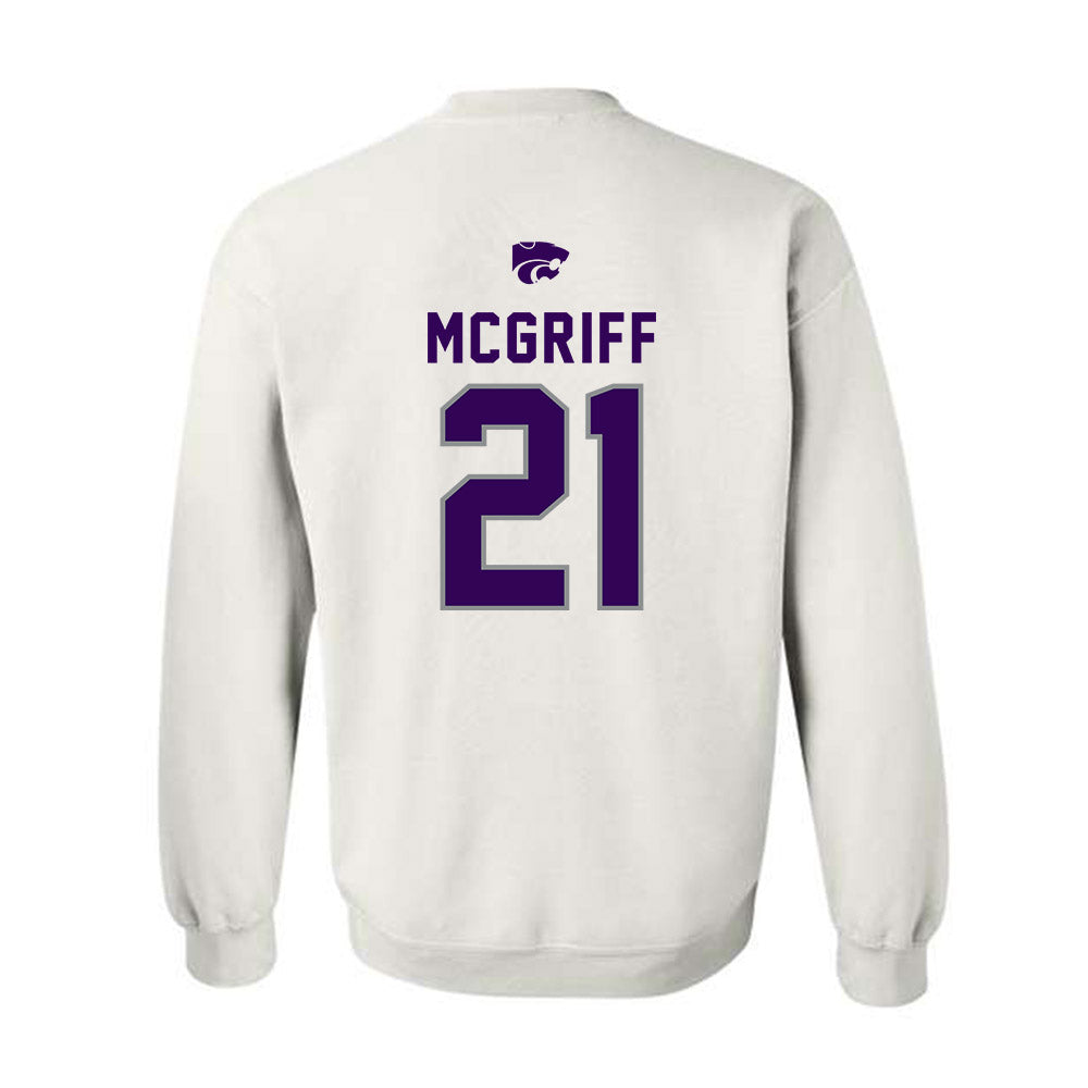 Kansas State - NCAA Men's Basketball : Khamari McGriff - EMAW Crewneck Sweatshirt-1