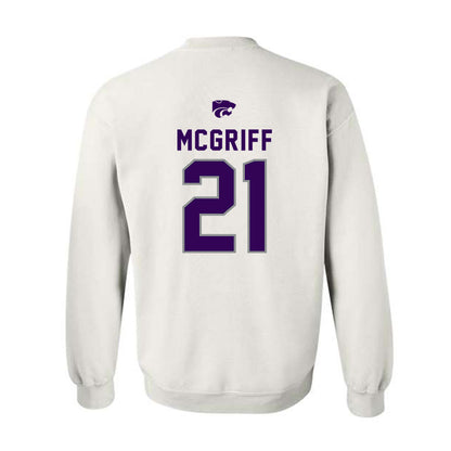 Kansas State - NCAA Men's Basketball : Khamari McGriff - EMAW Crewneck Sweatshirt-1